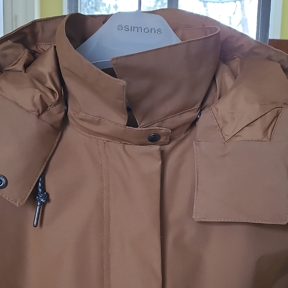 Columbia Tan Hooded Trench Coat - Picture 5 of 14